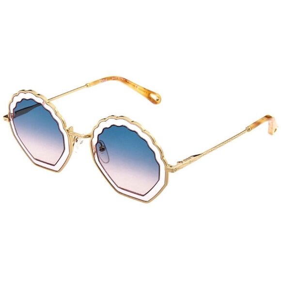 Chloe Tally Scalloped 56mm Sunglasses NWT $420 - Picture 1 of 10